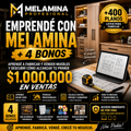 EMPRENDÉ CON MELAMINA + 4 BONOS :APRENDÉ A FABRICAR, VENDER MUEBLES Y DESCUBRÍ CÓMO ALCANZAR TU PRIMER $1.000.000 EN VENTAS